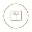 Icono de balanza: restriccion de peso